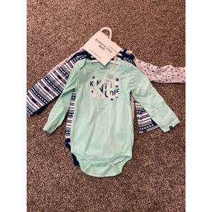 Kenneth Cole 4 Pack Bodysuits - Size 18M